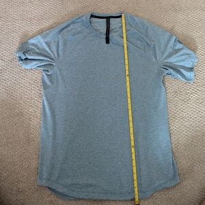 Lululemon Men’s Drysense Short Sleeve Workout Shirt - Blue - Size XL